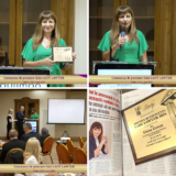 Elena Grecu receiving the LADY LAWYER 2026 Excellence Award for Employment Law in Bucharest